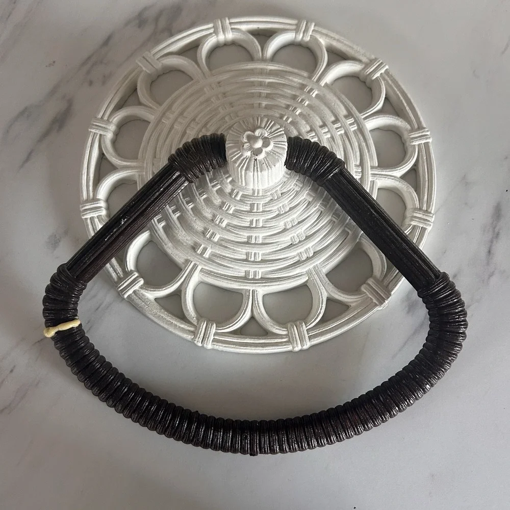 Vintage HOMCO Faux Wicker Rattan 7